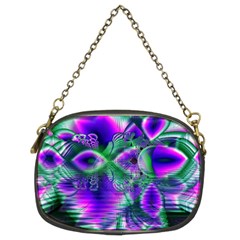 Evening Crystal Primrose, Abstract Night Flowers Chain Purse (Two Sided)  from ArtsNow.com Front