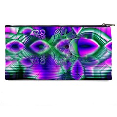 Evening Crystal Primrose, Abstract Night Flowers Pencil Case from ArtsNow.com Back