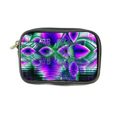 Evening Crystal Primrose, Abstract Night Flowers Coin Purse from ArtsNow.com Front