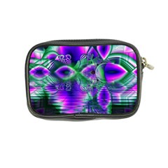 Evening Crystal Primrose, Abstract Night Flowers Coin Purse from ArtsNow.com Back