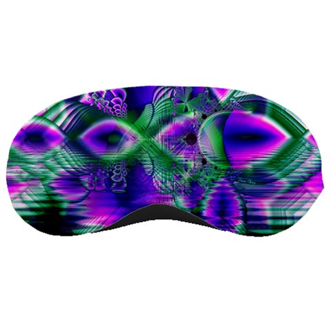 Evening Crystal Primrose, Abstract Night Flowers Sleeping Mask from ArtsNow.com Front