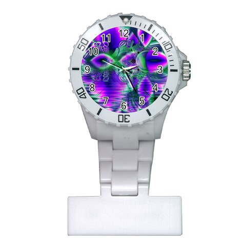 Evening Crystal Primrose, Abstract Night Flowers Nurses Watch from ArtsNow.com Front