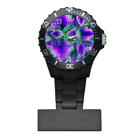 Evening Crystal Primrose, Abstract Night Flowers Nurses Watch from ArtsNow.com Front