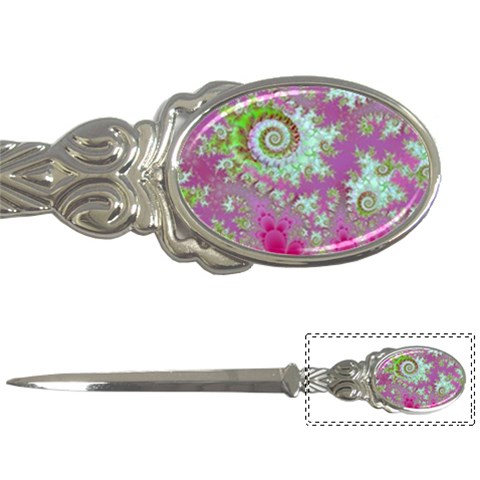 Raspberry Lime Surprise, Abstract Sea Garden  Letter Opener from ArtsNow.com Front