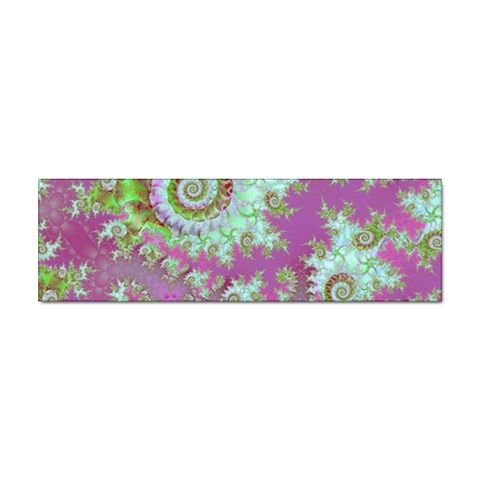 Raspberry Lime Surprise, Abstract Sea Garden  Bumper Sticker from ArtsNow.com Front