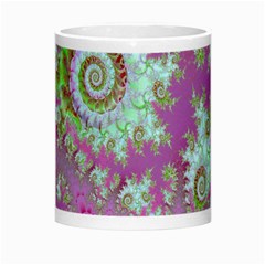 Raspberry Lime Surprise, Abstract Sea Garden  Morph Mug from ArtsNow.com Center