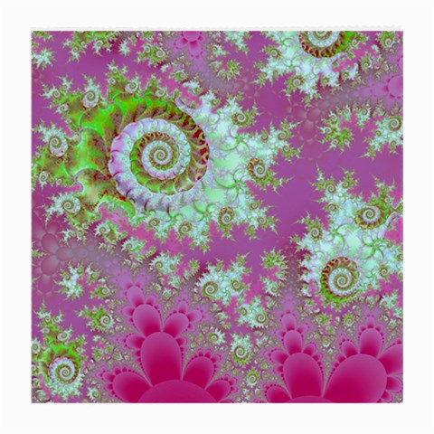 Raspberry Lime Surprise, Abstract Sea Garden  Glasses Cloth (Medium) from ArtsNow.com Front