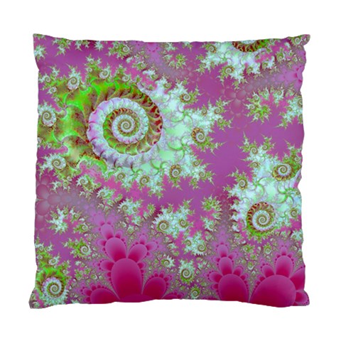 Raspberry Lime Surprise, Abstract Sea Garden  Cushion Case (Single Sided)  from ArtsNow.com Front