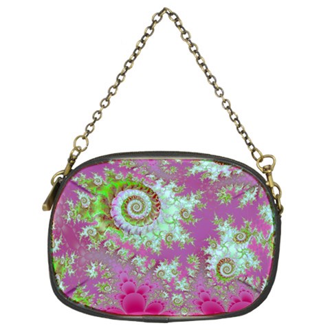 Raspberry Lime Surprise, Abstract Sea Garden  Chain Purse (Two Sided)  from ArtsNow.com Front