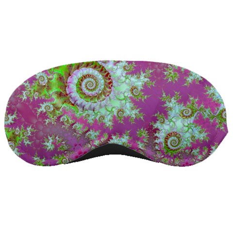 Raspberry Lime Surprise, Abstract Sea Garden  Sleeping Mask from ArtsNow.com Front