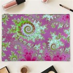 Raspberry Lime Surprise, Abstract Sea Garden  Cosmetic Bag (XXL)