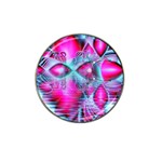 Ruby Red Crystal Palace, Abstract Jewels Golf Ball Marker (for Hat Clip)