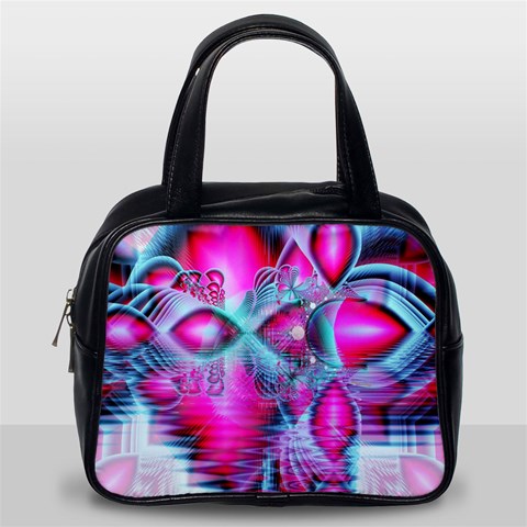 Ruby Red Crystal Palace, Abstract Jewels Classic Handbag (One Side) from ArtsNow.com Front