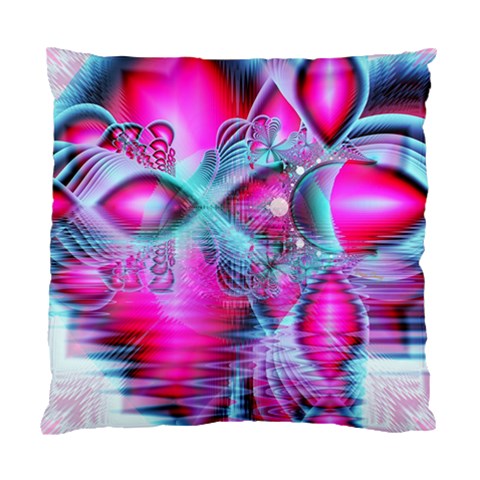 Ruby Red Crystal Palace, Abstract Jewels Cushion Case (Single Sided)  from ArtsNow.com Front