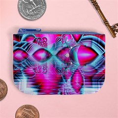 Ruby Red Crystal Palace, Abstract Jewels Coin Change Purse from ArtsNow.com Front