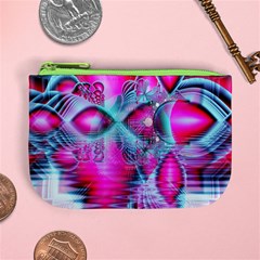 Ruby Red Crystal Palace, Abstract Jewels Coin Change Purse from ArtsNow.com Front