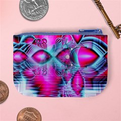 Ruby Red Crystal Palace, Abstract Jewels Coin Change Purse from ArtsNow.com Back