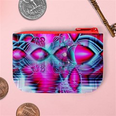 Ruby Red Crystal Palace, Abstract Jewels Coin Change Purse from ArtsNow.com Back