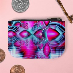 Ruby Red Crystal Palace, Abstract Jewels Coin Change Purse from ArtsNow.com Back