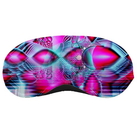 Ruby Red Crystal Palace, Abstract Jewels Sleeping Mask from ArtsNow.com Front