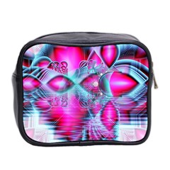 Ruby Red Crystal Palace, Abstract Jewels Mini Travel Toiletry Bag (Two Sides) from ArtsNow.com Back