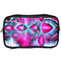 Ruby Red Crystal Palace, Abstract Jewels Travel Toiletry Bag (Two Sides) from ArtsNow.com Back