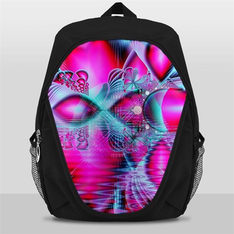 Ruby Red Crystal Palace, Abstract Jewels Backpack Bag from ArtsNow.com Front