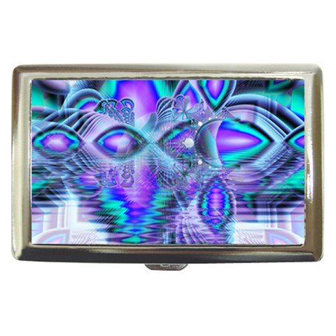 Peacock Crystal Palace Of Dreams, Abstract Cigarette Money Case from ArtsNow.com Front