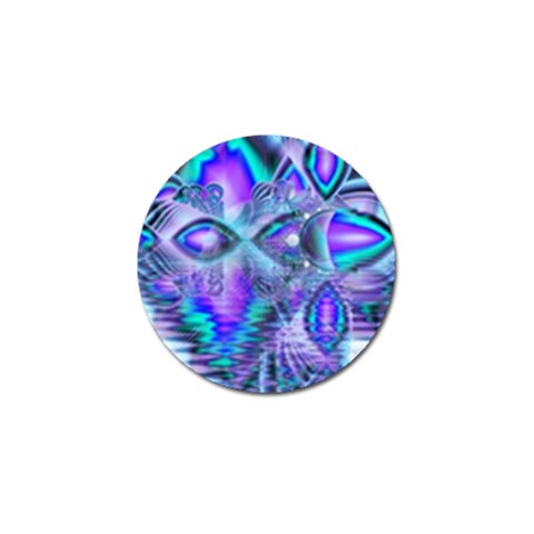 Peacock Crystal Palace Of Dreams, Abstract Golf Ball Marker from ArtsNow.com Front