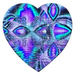 Peacock Crystal Palace Of Dreams, Abstract Jigsaw Puzzle (Heart)