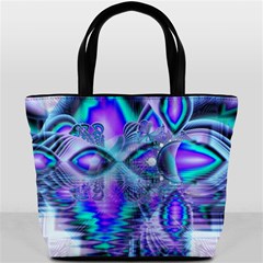 Peacock Crystal Palace Of Dreams, Abstract Bucket Handbag from ArtsNow.com Front