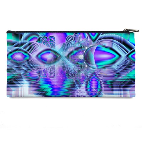 Peacock Crystal Palace Of Dreams, Abstract Pencil Case from ArtsNow.com Back