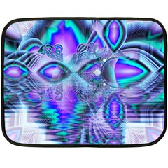 Peacock Crystal Palace Of Dreams, Abstract Mini Fleece Blanket (Two Sided) from ArtsNow.com 35 x27  Blanket Front