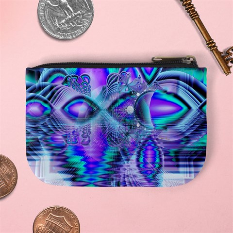 Peacock Crystal Palace Of Dreams, Abstract Coin Change Purse from ArtsNow.com Back