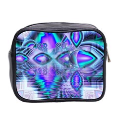 Peacock Crystal Palace Of Dreams, Abstract Mini Travel Toiletry Bag (Two Sides) from ArtsNow.com Back