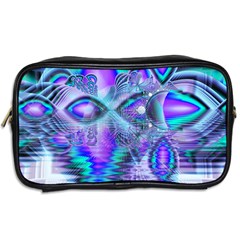 Peacock Crystal Palace Of Dreams, Abstract Travel Toiletry Bag (Two Sides) from ArtsNow.com Back