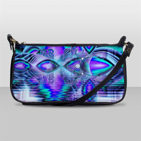 Peacock Crystal Palace Of Dreams, Abstract Evening Bag from ArtsNow.com Front