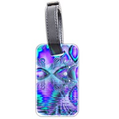 Peacock Crystal Palace Of Dreams, Abstract Luggage Tag (Two Sides) from ArtsNow.com Front