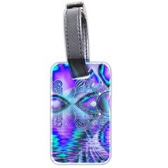 Peacock Crystal Palace Of Dreams, Abstract Luggage Tag (Two Sides) from ArtsNow.com Back