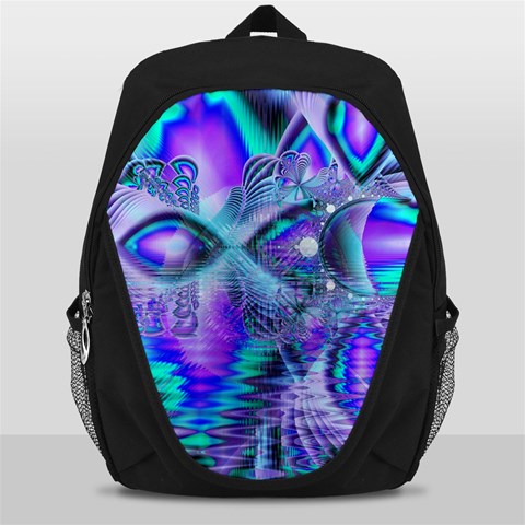 Peacock Crystal Palace Of Dreams, Abstract Backpack Bag from ArtsNow.com Front