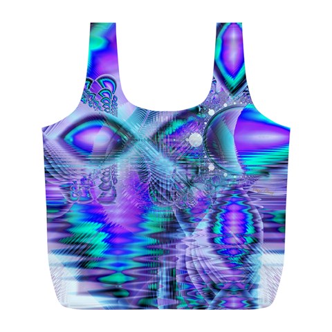 Peacock Crystal Palace Of Dreams, Abstract Reusable Bag (L) from ArtsNow.com Front