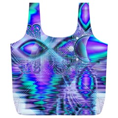 Peacock Crystal Palace Of Dreams, Abstract Reusable Bag (XL) from ArtsNow.com Front