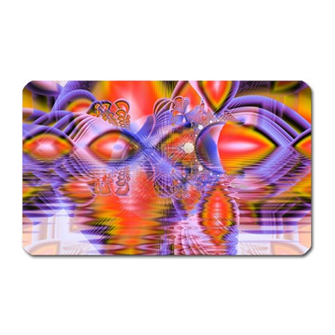 Crystal Star Dance, Abstract Purple Orange Magnet (Rectangular) from ArtsNow.com Front