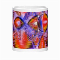 Crystal Star Dance, Abstract Purple Orange Morph Mug from ArtsNow.com Center