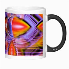 Crystal Star Dance, Abstract Purple Orange Morph Mug from ArtsNow.com Right