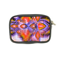 Crystal Star Dance, Abstract Purple Orange Coin Purse from ArtsNow.com Back