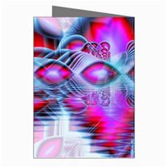 Crystal Northern Lights Palace, Abstract Ice  Greeting Card (8 Pack) from ArtsNow.com Right