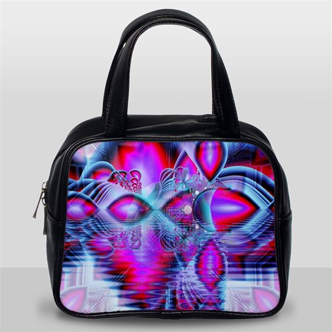 Crystal Northern Lights Palace, Abstract Ice  Classic Handbag (One Side) from ArtsNow.com Front