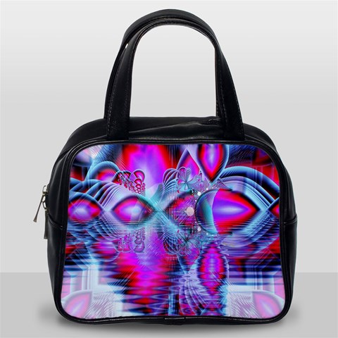 Crystal Northern Lights Palace, Abstract Ice  Classic Handbag (Two Sides) from ArtsNow.com Back