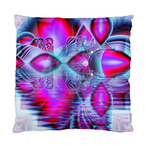 Crystal Northern Lights Palace, Abstract Ice  Cushion Case (Single Sided)  from ArtsNow.com Front